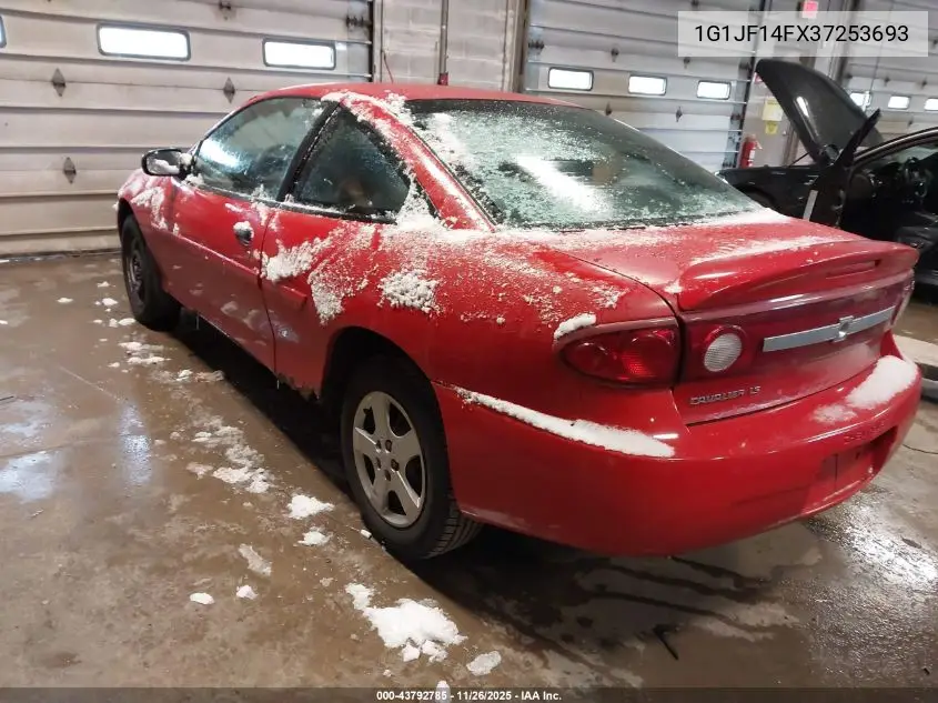 1G1JF14FX37253693 2003 Chevrolet Cavalier Ls