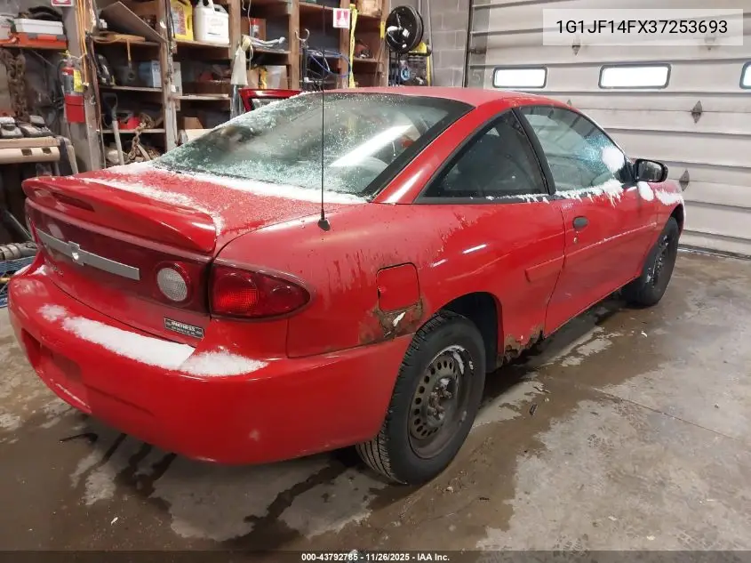 1G1JF14FX37253693 2003 Chevrolet Cavalier Ls