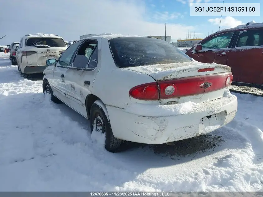 3G1JC52F14S159160 2004 Chevrolet Cavalier Vl/Vlx