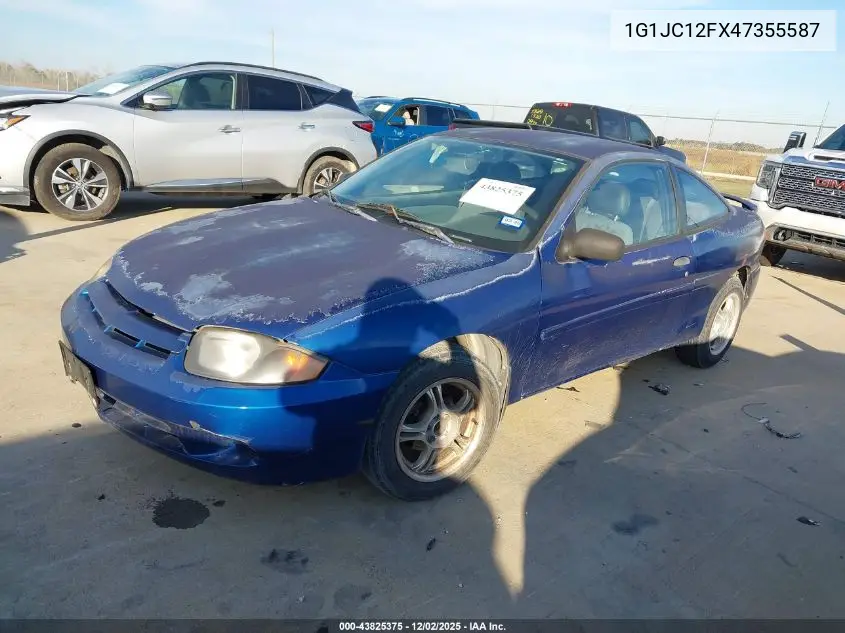 1G1JC12FX47355587 2004 Chevrolet Cavalier