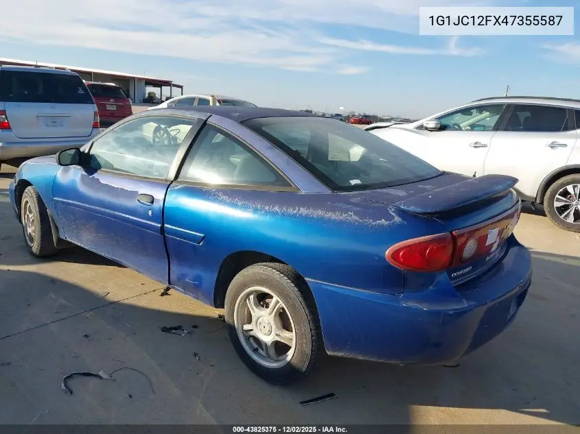 1G1JC12FX47355587 2004 Chevrolet Cavalier