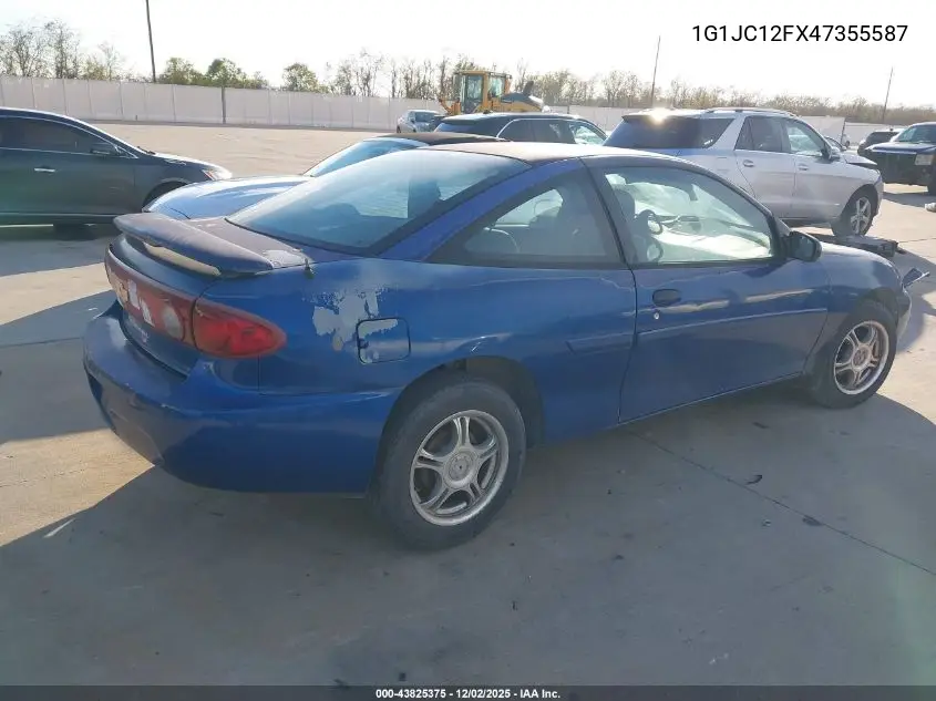 1G1JC12FX47355587 2004 Chevrolet Cavalier