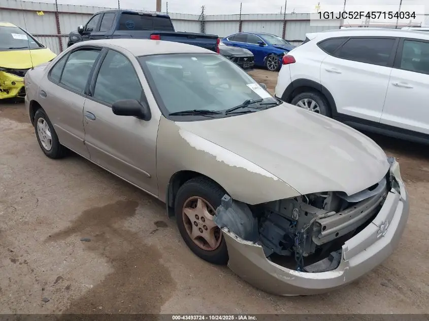 1G1JC52F457154034 2005 Chevrolet Cavalier