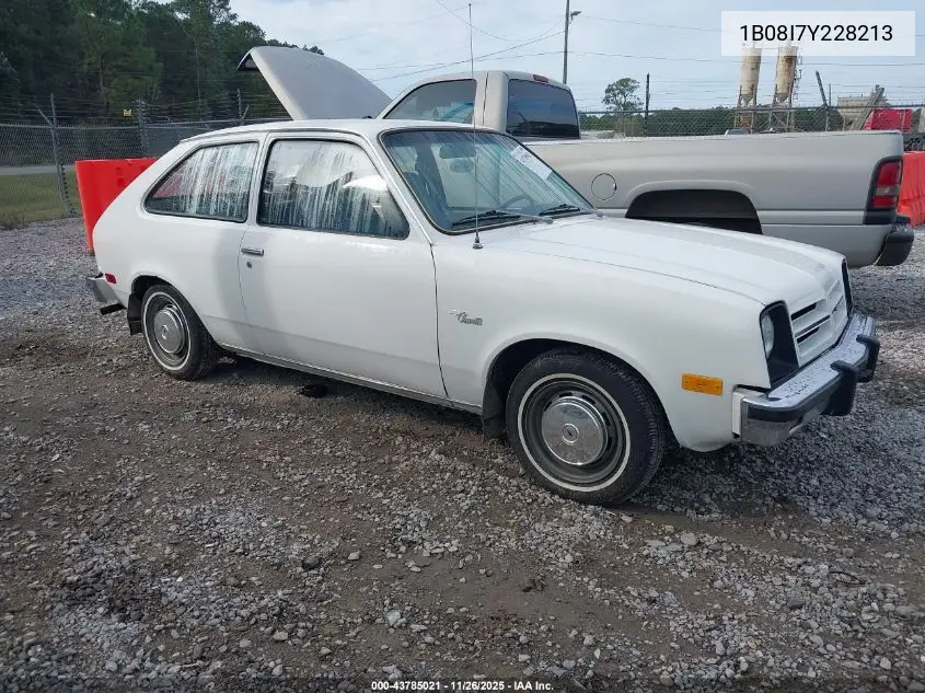 1B08I7Y228213 1977 Chevrolet Chevette