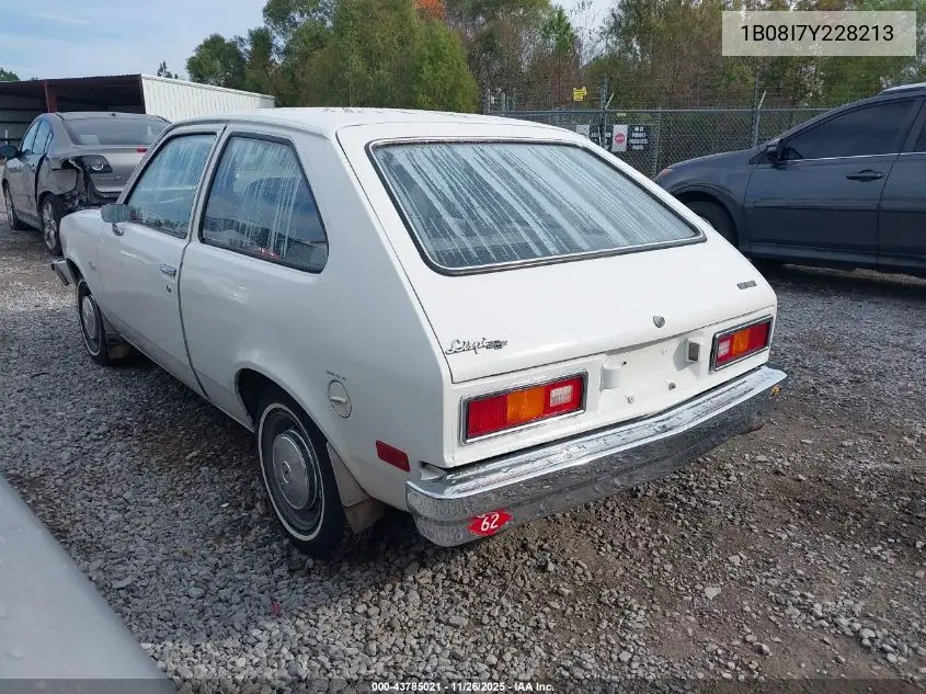 1B08I7Y228213 1977 Chevrolet Chevette
