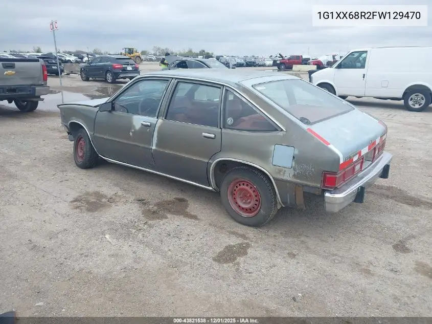 1985 Chevrolet Citation Ii VIN: 1G1XX68R2FW129470 Lot: 43821538