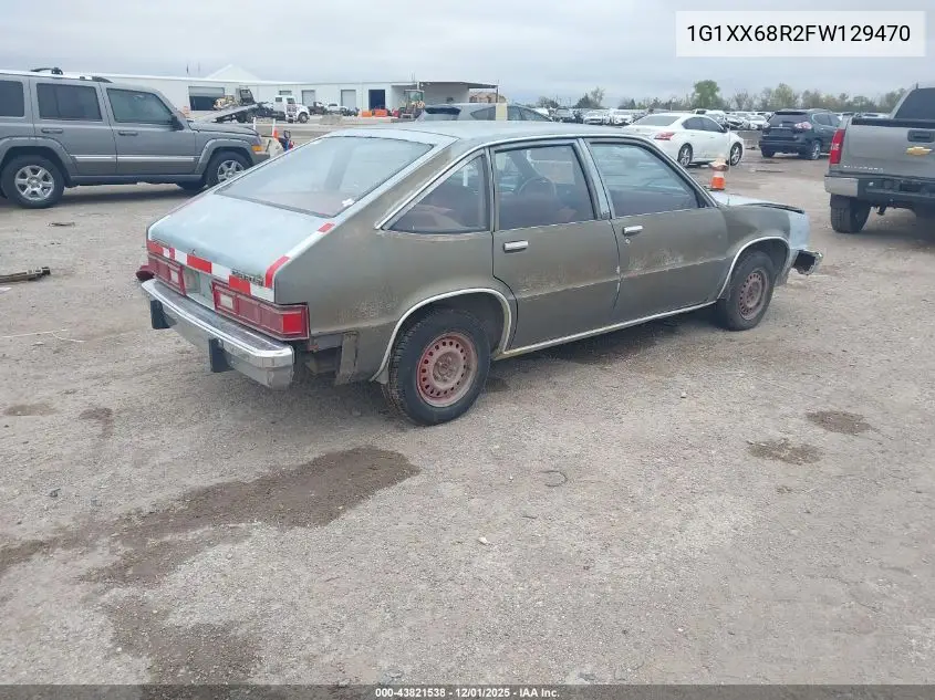 1985 Chevrolet Citation Ii VIN: 1G1XX68R2FW129470 Lot: 43821538