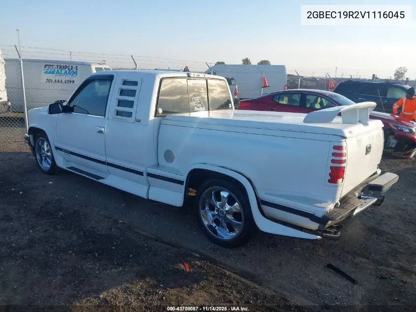 2GBEC19R2V1116045 1997 Chevrolet C1500 Fleetside