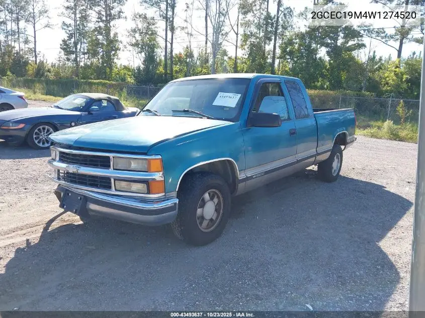2GCEC19M4W1274520 1998 Chevrolet C1500 Fleetside