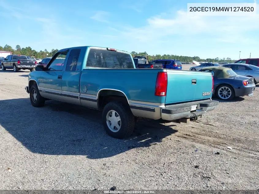 2GCEC19M4W1274520 1998 Chevrolet C1500 Fleetside