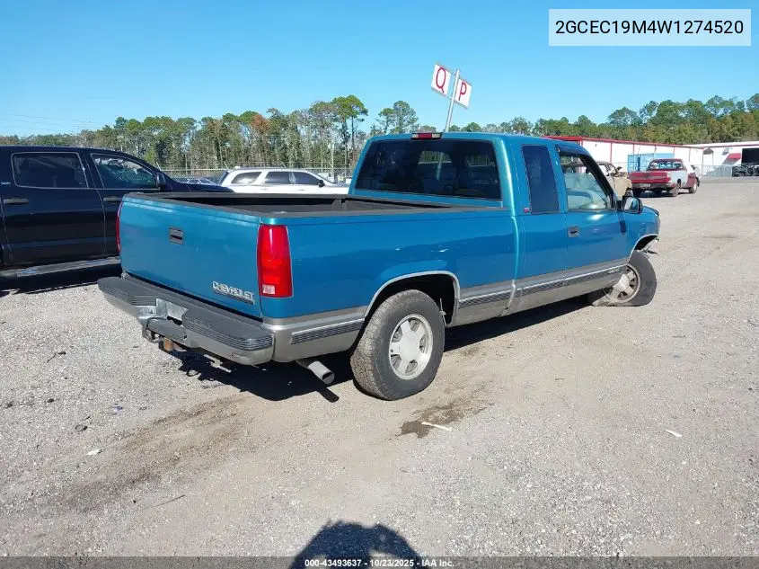 2GCEC19M4W1274520 1998 Chevrolet C1500 Fleetside