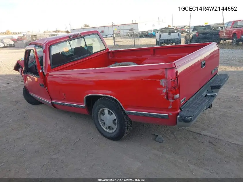 1GCEC14R4WZ144652 1998 Chevrolet C1500 Fleetside