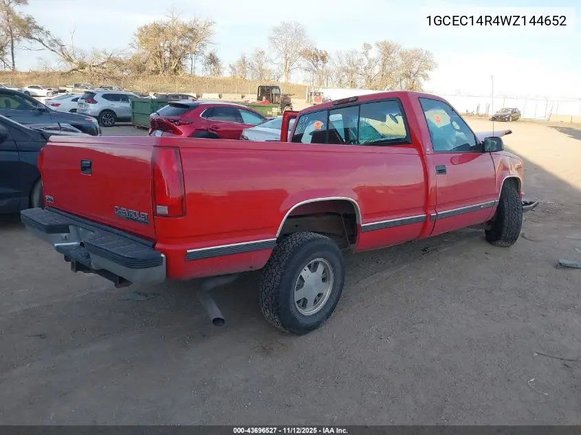 1GCEC14R4WZ144652 1998 Chevrolet C1500 Fleetside