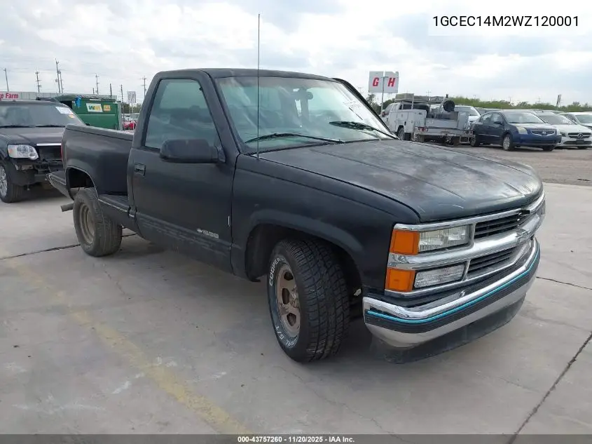 1GCEC14M2WZ120001 1998 Chevrolet C1500 Fleetside