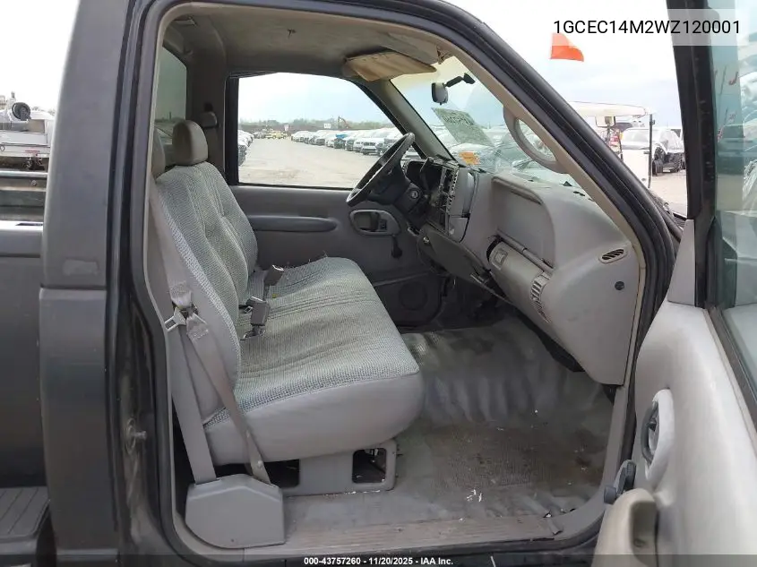 1GCEC14M2WZ120001 1998 Chevrolet C1500 Fleetside