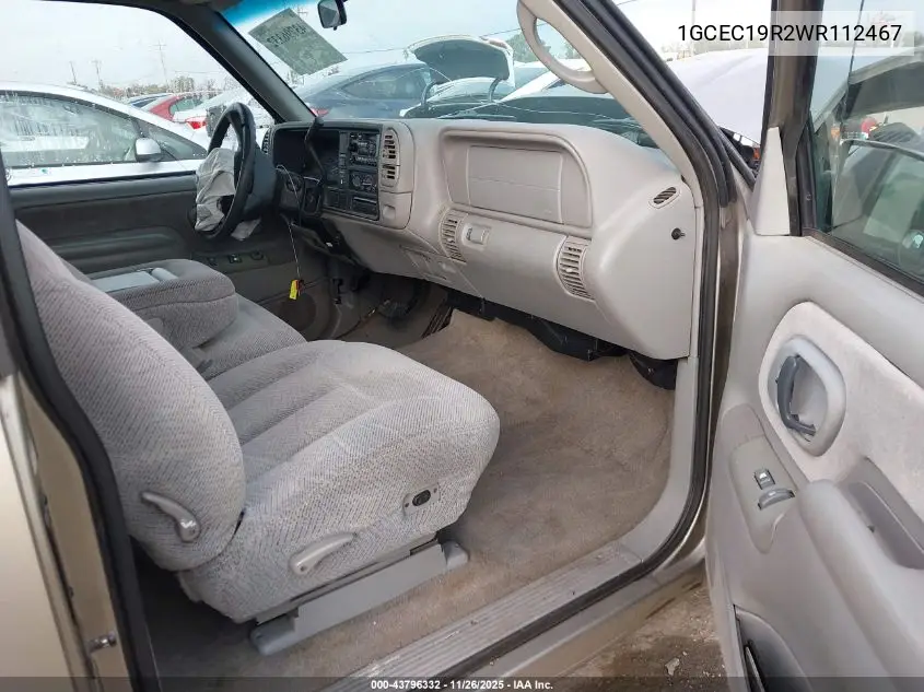 1GCEC19R2WR112467 1998 Chevrolet C1500 Fleetside