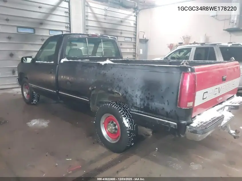 1GCGC34R8WE178220 1998 Chevrolet C3500