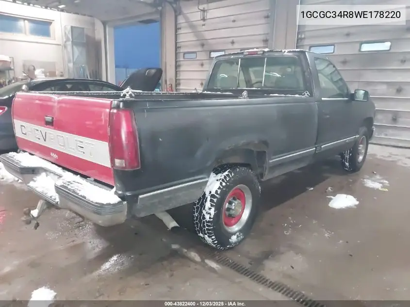 1GCGC34R8WE178220 1998 Chevrolet C3500