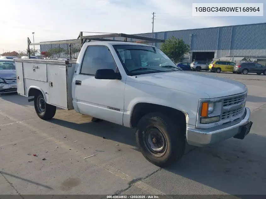 1GBGC34R0WE168964 1998 Chevrolet C3500 Chassis