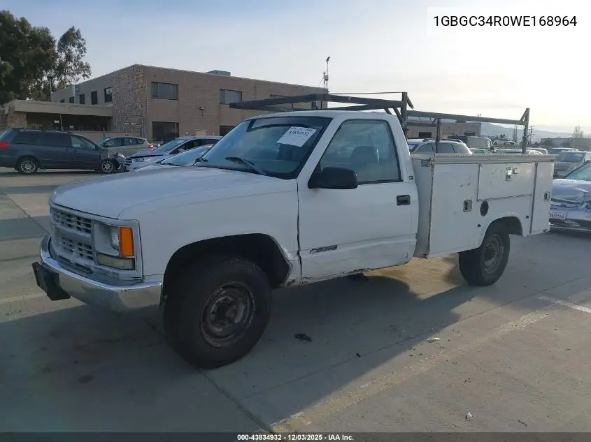 1GBGC34R0WE168964 1998 Chevrolet C3500 Chassis
