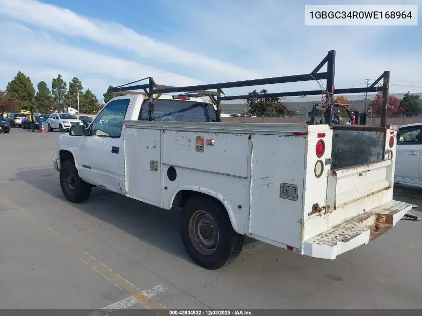 1GBGC34R0WE168964 1998 Chevrolet C3500 Chassis
