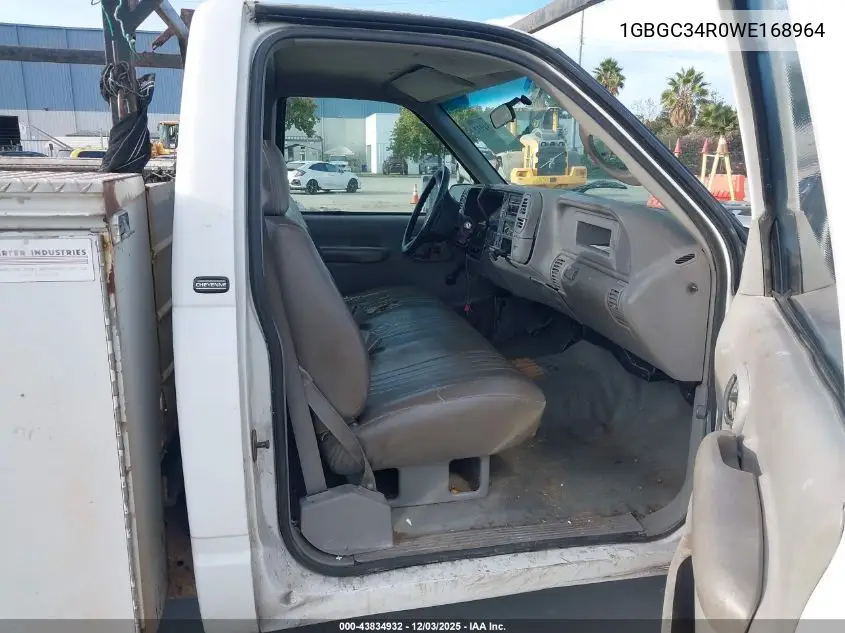 1GBGC34R0WE168964 1998 Chevrolet C3500 Chassis