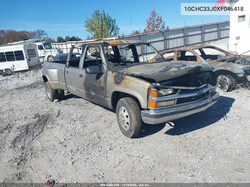 1GCHC33J0XF046418 1999 Chevrolet C3500