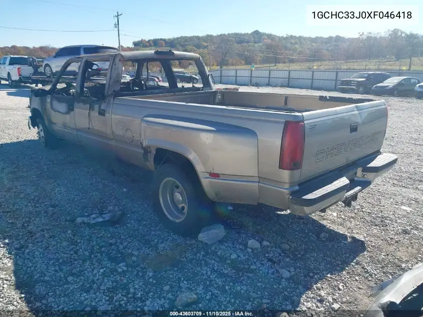 1GCHC33J0XF046418 1999 Chevrolet C3500