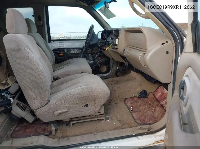 1GCEC19R9XR112662 1999 Chevrolet C1500 Ls