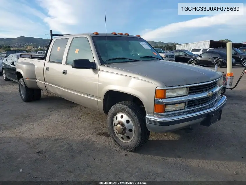 1GCHC33J0XF078639 1999 Chevrolet C3500