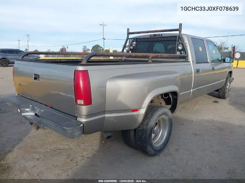 1GCHC33J0XF078639 1999 Chevrolet C3500