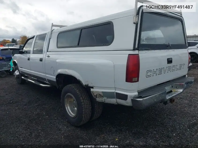 1GCHC33R9YF491487 2000 Chevrolet C3500