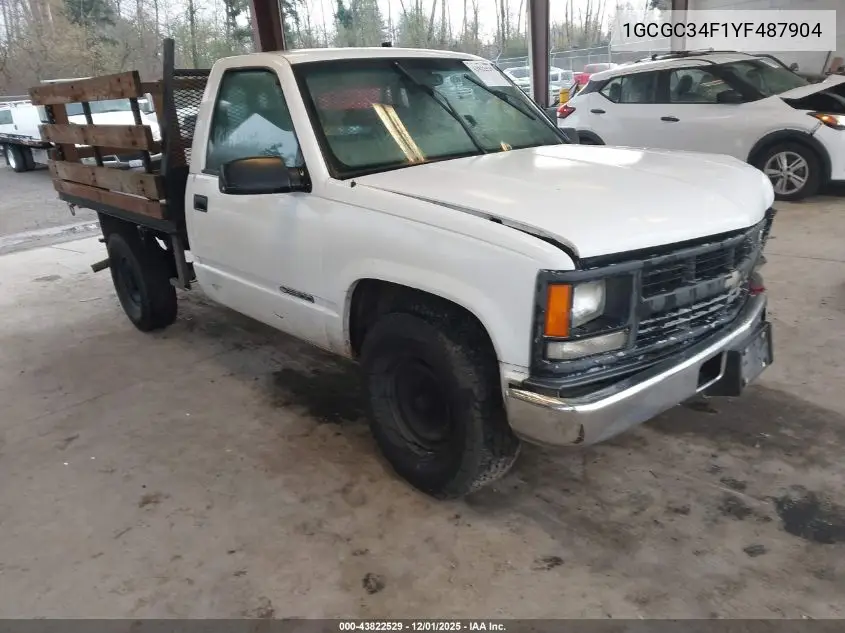 1GCGC34F1YF487904 2000 Chevrolet C3500