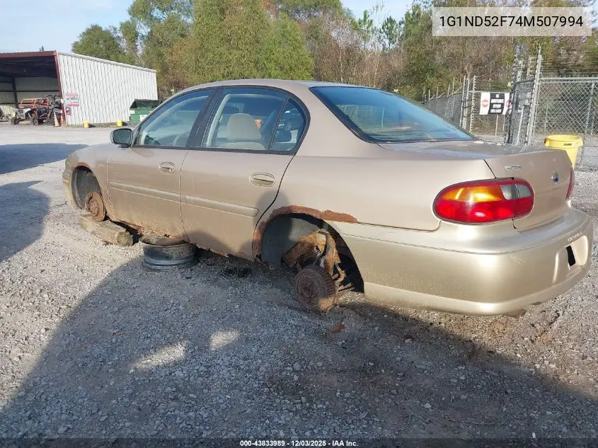 1G1ND52F74M507994 2004 Chevrolet Classic