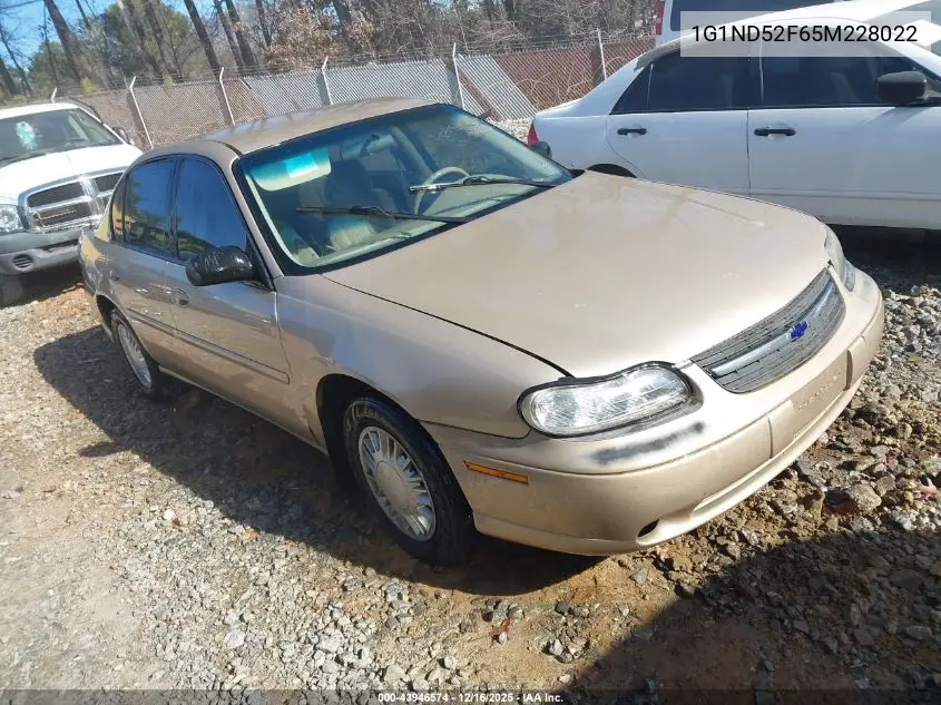 1G1ND52F65M228022 2005 Chevrolet Classic