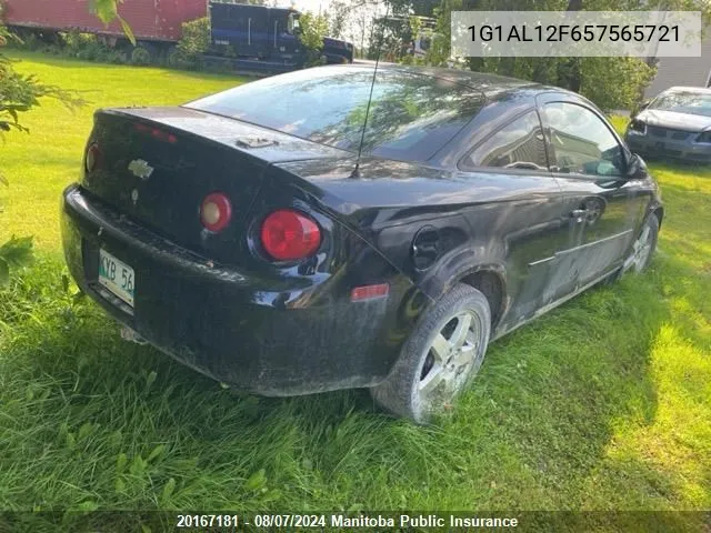 2005 Chevrolet Cobalt VIN: 1G1AL12F657565721 Lot: 20167181