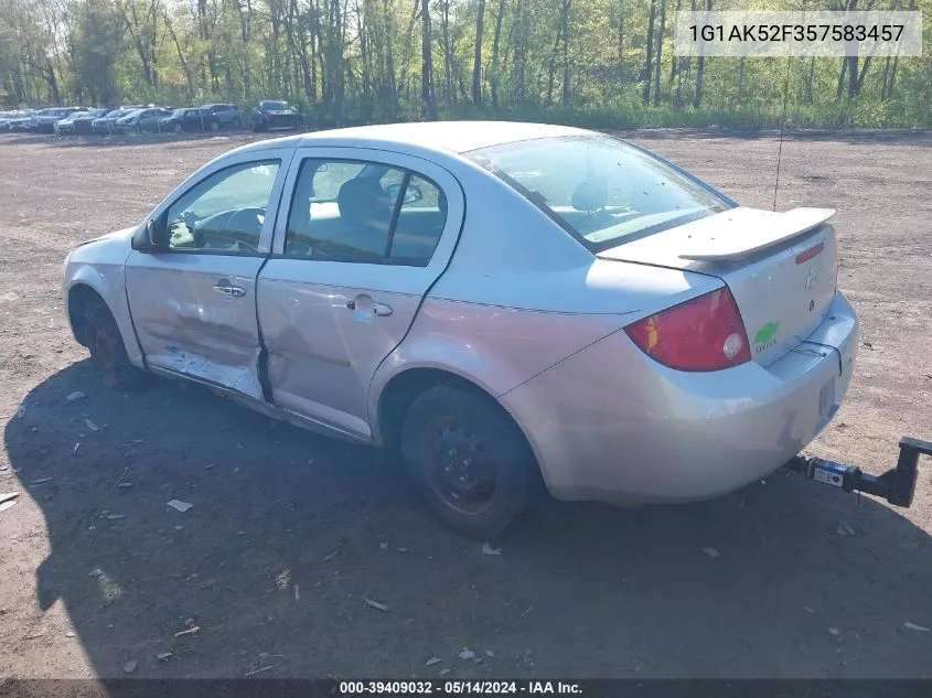 2005 Chevrolet Cobalt VIN: 1G1AK52F357583457 Lot: 39409032