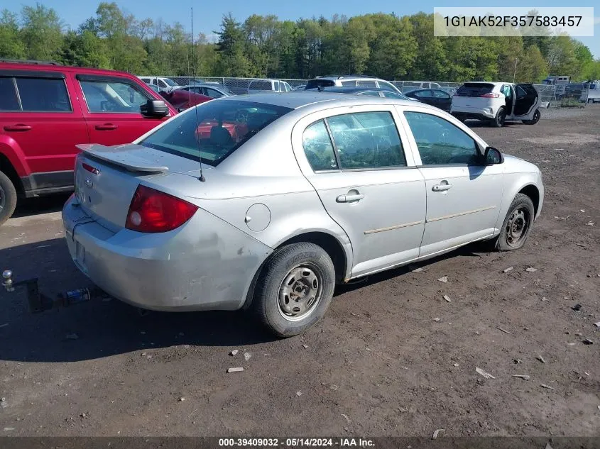 2005 Chevrolet Cobalt VIN: 1G1AK52F357583457 Lot: 39409032