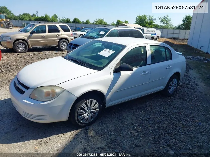 2005 Chevrolet Cobalt VIN: 1G1AK52FX57581124 Lot: 39472385