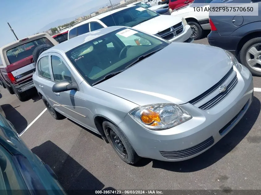 2005 Chevrolet Cobalt VIN: 1G1AK52F957570650 Lot: 39574123