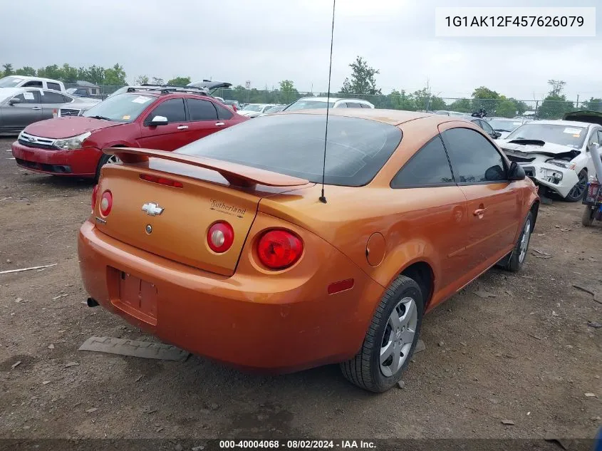 2005 Chevrolet Cobalt VIN: 1G1AK12F457626079 Lot: 40004068