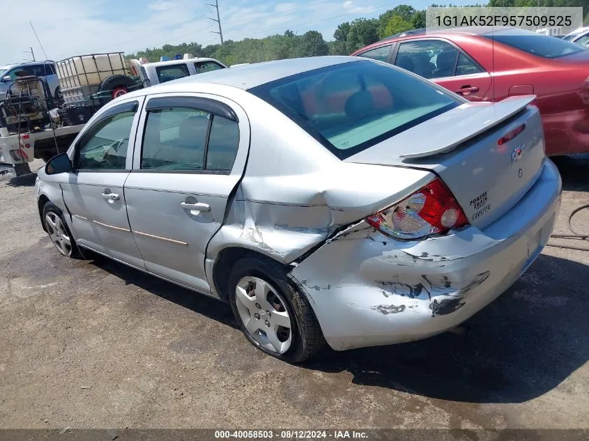 2005 Chevrolet Cobalt VIN: 1G1AK52F957509525 Lot: 40058503