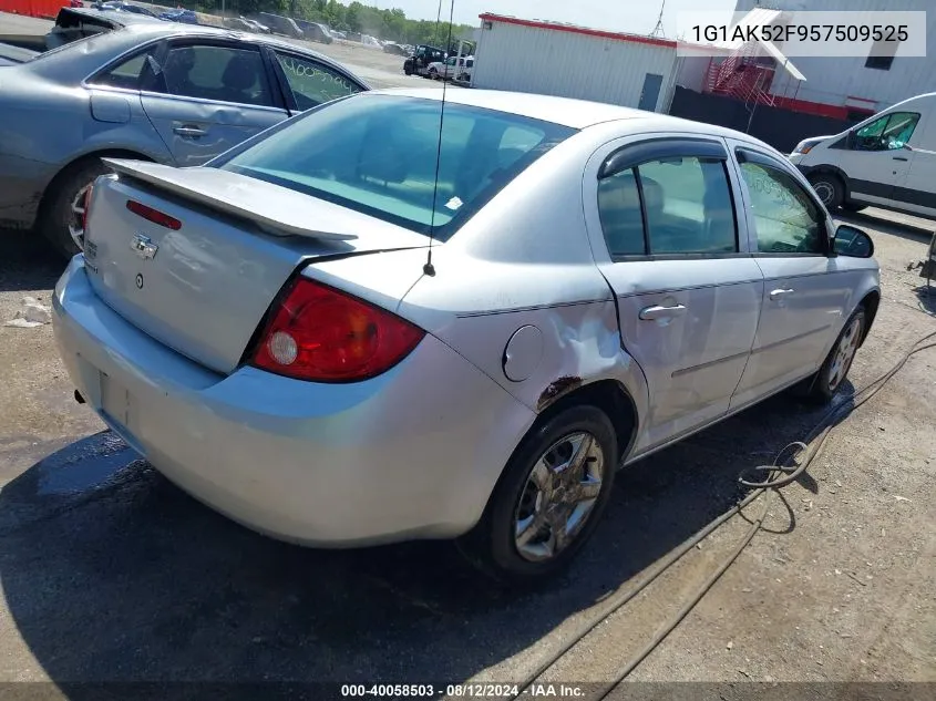 2005 Chevrolet Cobalt VIN: 1G1AK52F957509525 Lot: 40058503