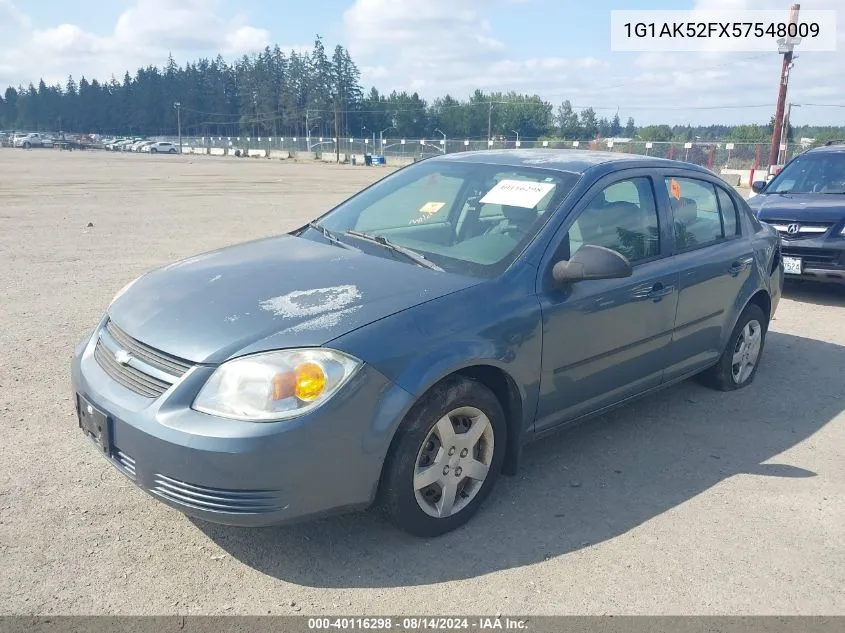 2005 Chevrolet Cobalt VIN: 1G1AK52FX57548009 Lot: 40116298