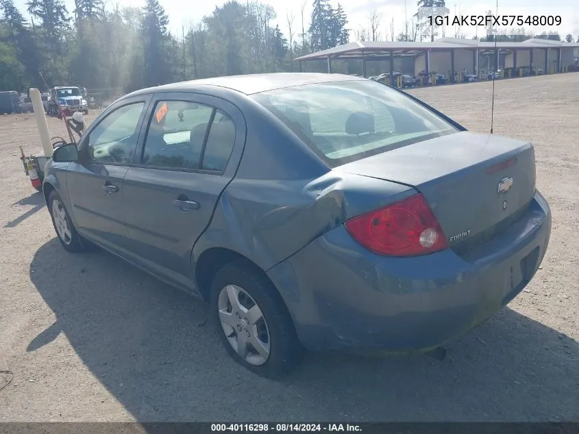 2005 Chevrolet Cobalt VIN: 1G1AK52FX57548009 Lot: 40116298