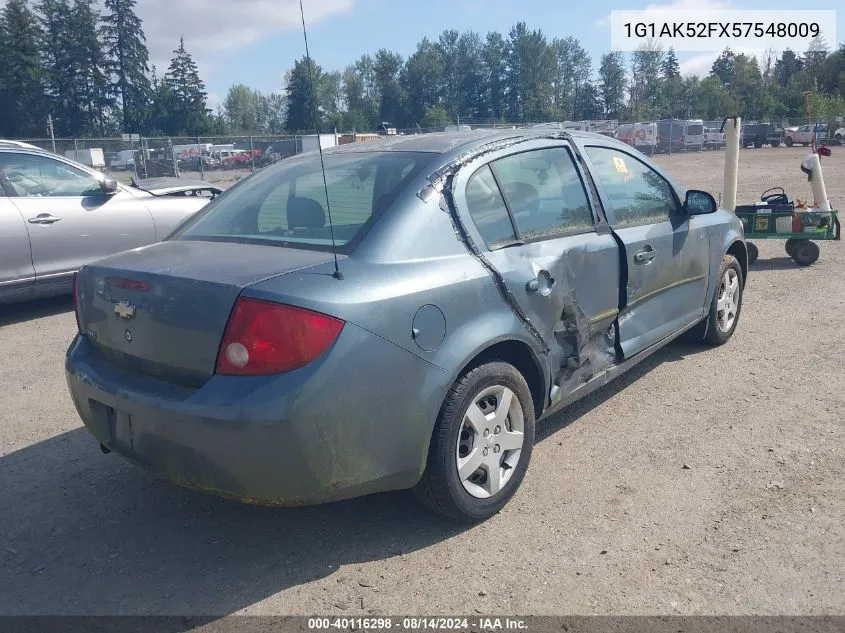 2005 Chevrolet Cobalt VIN: 1G1AK52FX57548009 Lot: 40116298