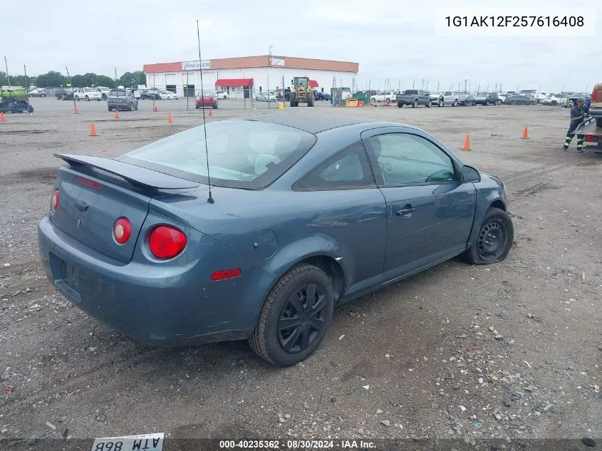 2005 Chevrolet Cobalt VIN: 1G1AK12F257616408 Lot: 40235362