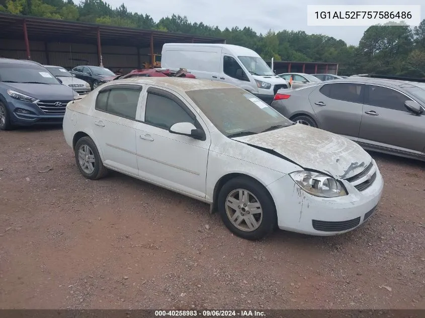 2005 Chevrolet Cobalt Ls VIN: 1G1AL52F757586486 Lot: 40258983