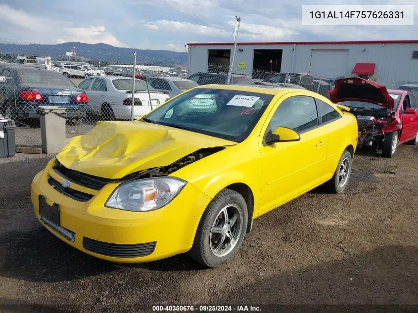 2005 Chevrolet Cobalt Ls VIN: 1G1AL14F757626331 Lot: 40350676