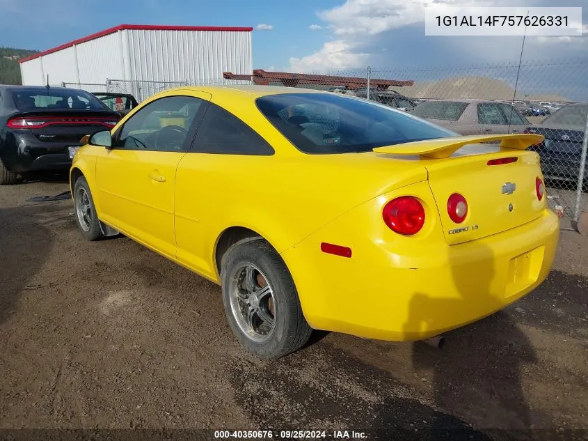 2005 Chevrolet Cobalt Ls VIN: 1G1AL14F757626331 Lot: 40350676